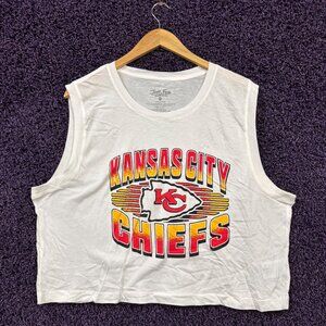 Kansas City Chiefs Team Spirit NFL Gameday Crop Tank Top XXL